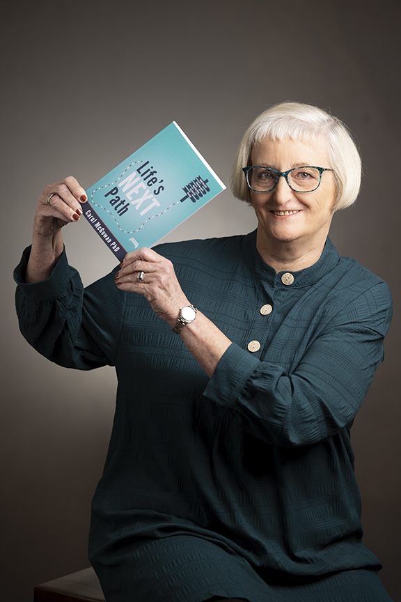 Dr Carol McGowan, Founder and Principal of Strategic Achievement Coaching and author of Life's Next Path. Master Coach and Educator.